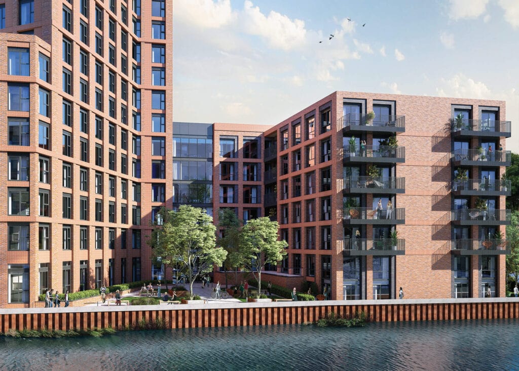 Affinity Living Lancaster Wharf Birmingham Built-to-Rent development